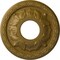 Ekena Millwork Leaf Ceiling Medallion (Fits Canopies up to 4 3/4"), 11 3/8"OD x 3 5/8"ID x 1 1/8"P, Gold CM11LFGLS - alternate 1
